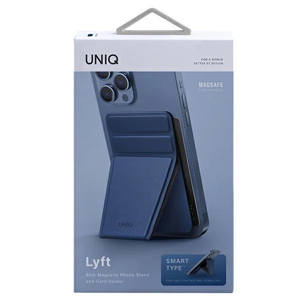 Suport Magnetic Uniq Lyft Pentru Telefon cu Suport pentru Carduri -Albastru - 1 | YEO
